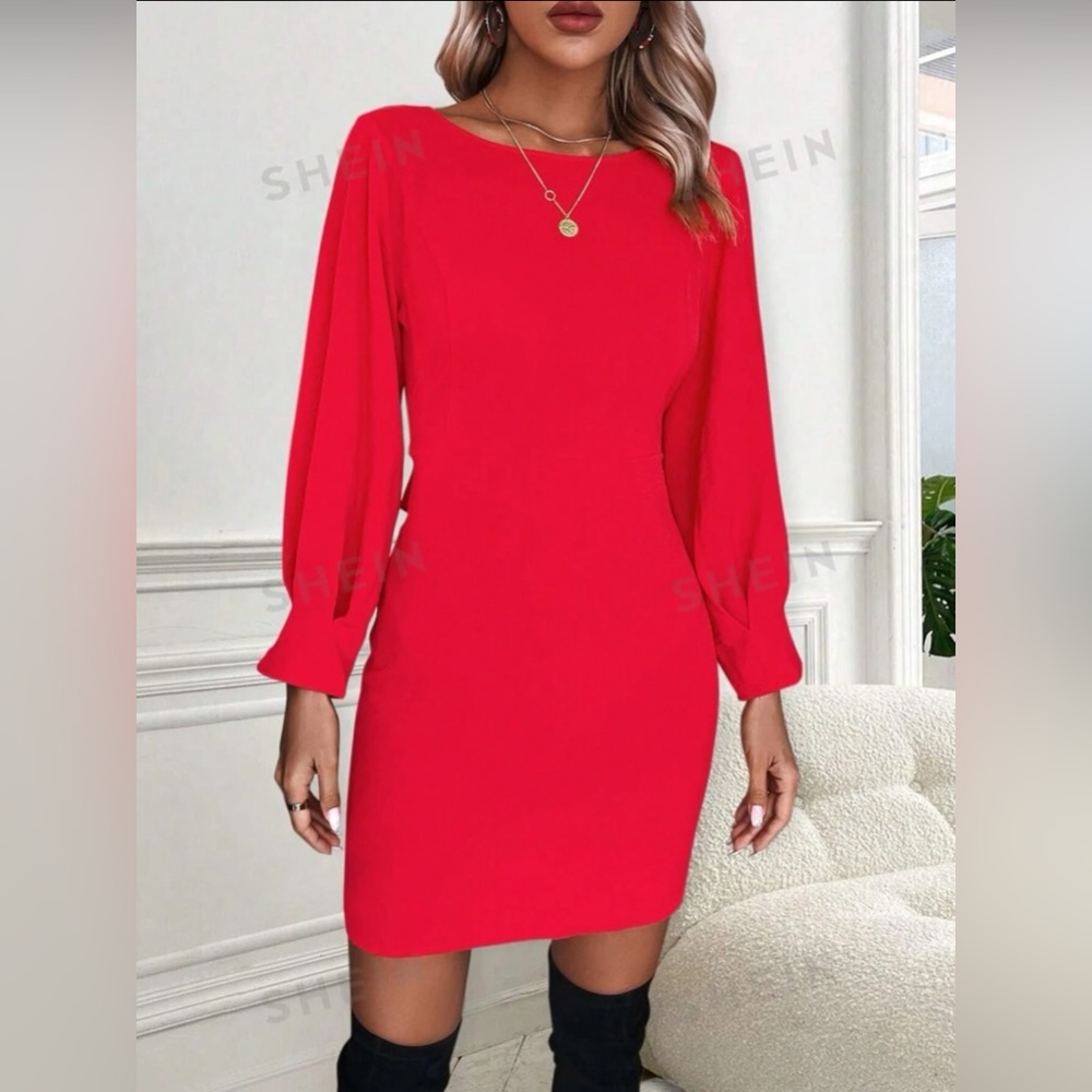 Red dress